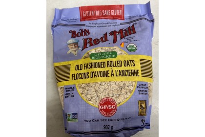 Red Mill organic old fashion rolled oats  gluten free 907g